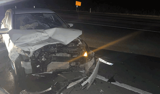 Bilecik'te otomobil ile traktör çarpıştı: 1 yaralı