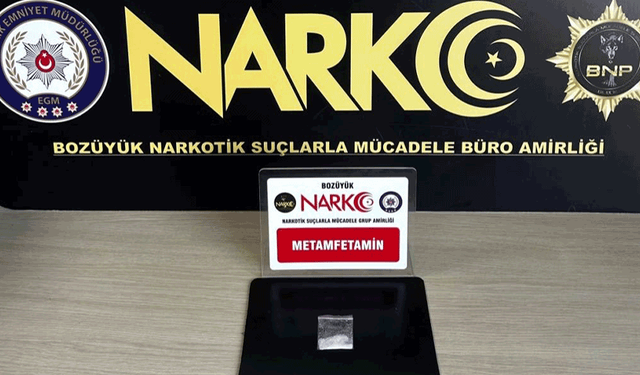 Bilecik'te zehir operasyonu: 1 gözaltı