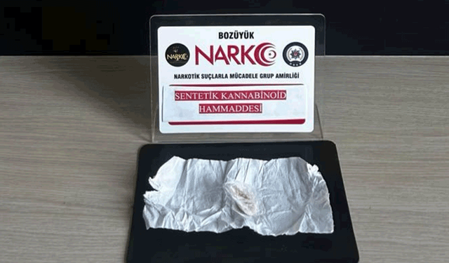 Bilecik'te zehir operasyonu: 1 şahıs yakalandı