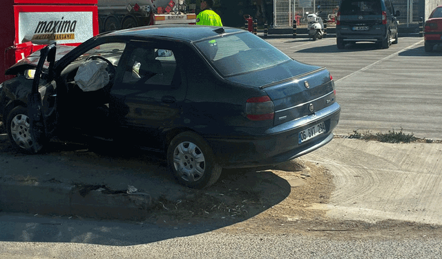Eskişehir çevreyolu’nda korkutan kaza