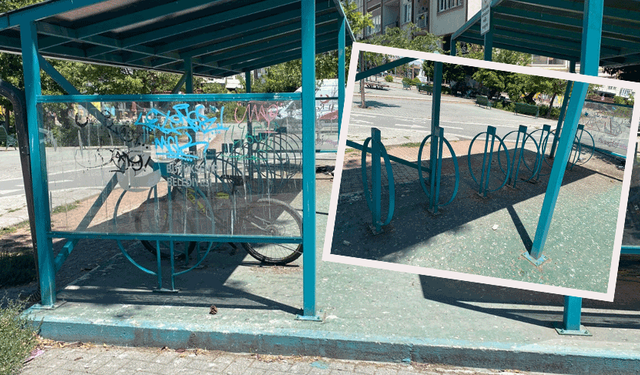 Eskişehir’de bisiklet parklarının hali tepki çekiyor