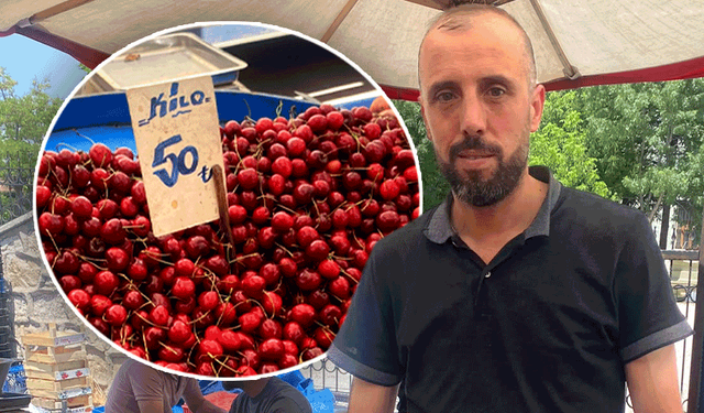 Eskişehir’de kiraz 50 liraya düştü, alıcı yine yok!