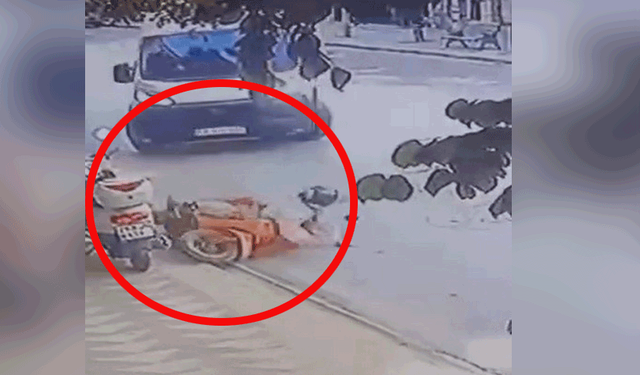 Eskişehir’de U dönüşü faciaya dönüşüyordu: Kaza kamerada