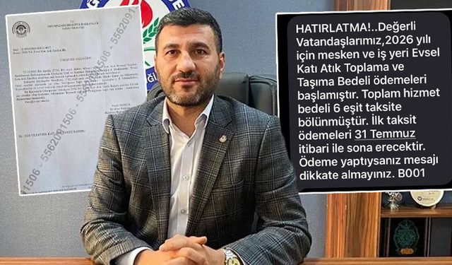 Odunpazarı Belediyesi’nin katı atık toplama bedeline tepki