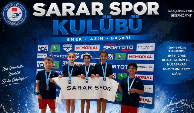 Sarar Spor yüzücüleri Niğdede başarılı oldular