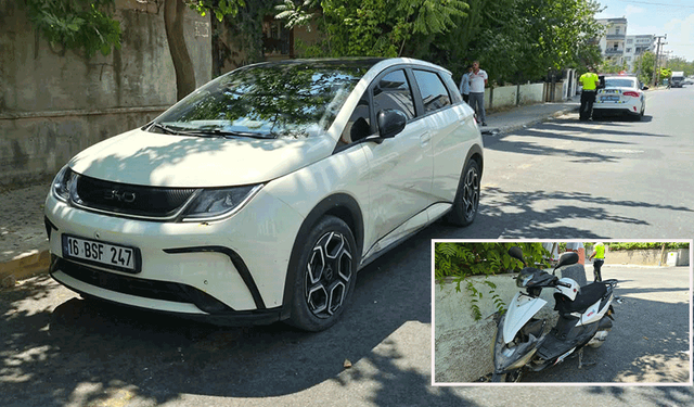 Adıyaman'da motosiklet ile otomobil çarpıştı: 1 yaralı