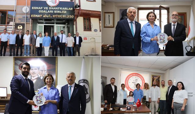 Başkan Ünlüce’den esnaf odalarına ziyaret