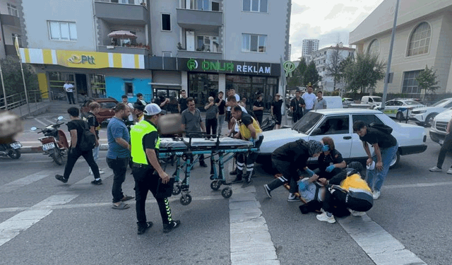 Bilecik'te motosikletin çarptığı yaya yaralandı