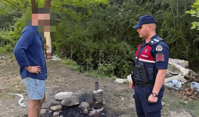 Bilecik'te ormanlık alanda mangal yakan şahsa 3 bin 705 lira ceza