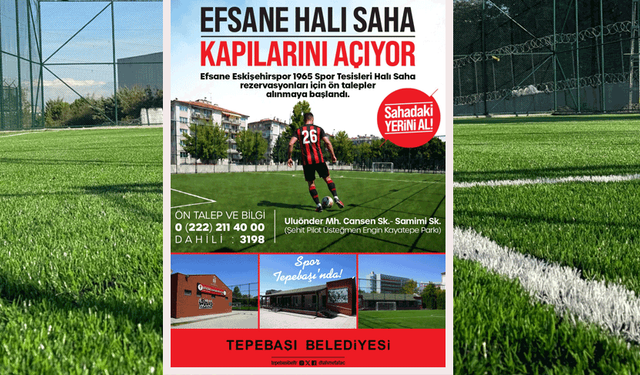 Efsane Halı Saha Santraya hazır
