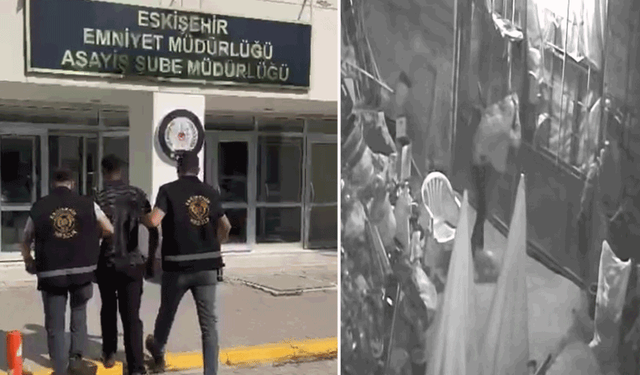 Eskişehir’de kapıdan matkaba kadar 100 bin TL’lik eşya çalan şüpheli tutuklandı