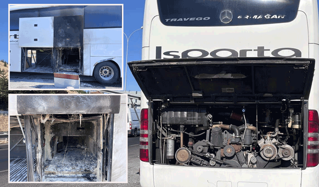 Eskişehir'de yolcu otobüsünde yangın çıktı, 27 yolcu son anda tahliye edildi