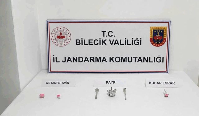 Eskişehir'den aldığı uyuşturucuyla Bilecik'e gelirken yakalandı
