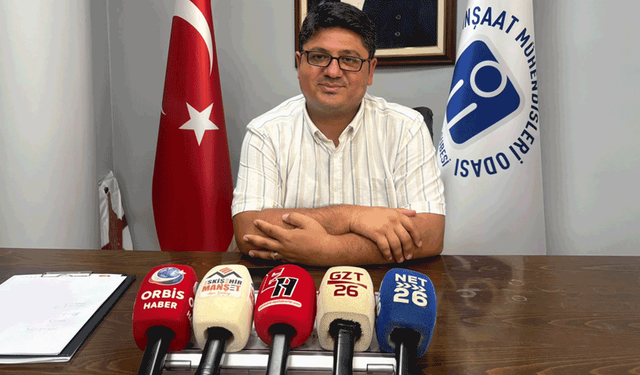 İMO Eskişehir Şube Başkanı Gökten’den TOKİ’ye eleştiri: “Bir dakika diyoruz!”