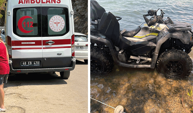 Muğla'da Fethiye'de ATV uçuruma yuvarlandı: 2 yaralı