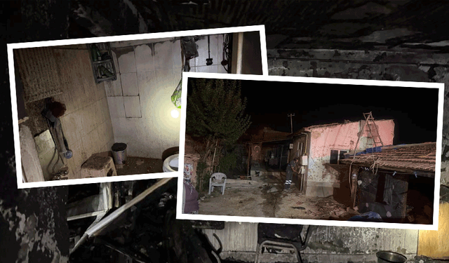 Ocakta unuttuğu yemek evi kül etti