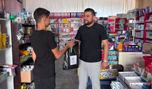 Sivrihisar’da öğrencilere kırtasiye desteği