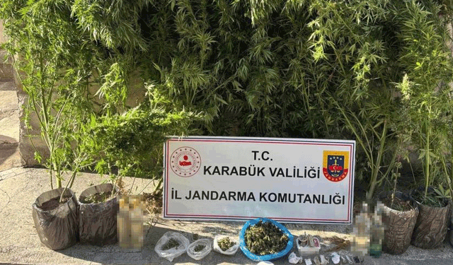 Karabük'te  uyuşturucu ve kaçakçılık operasyonu: 3 kişi gözaltına alındı
