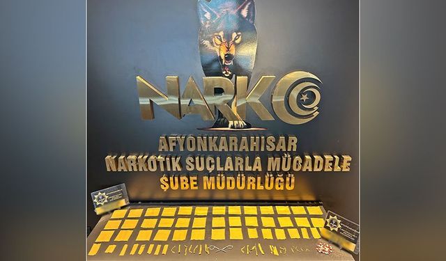 Afyonkarahisar’da  düzenlenen uyuşturucu operasyonunda 1 kişi tutuklandı