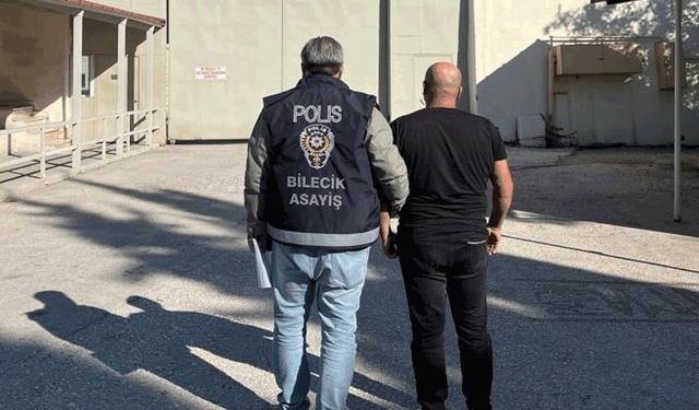 Bilecik'te 16 yıl 4 ay hapis cezasıyla aranan şahıs yakalandı