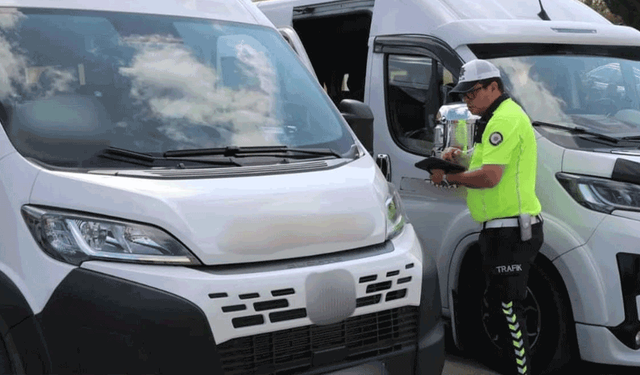 Eskişehir'de 437 okul servisi denetlendi 6'sına işlem yapıldı