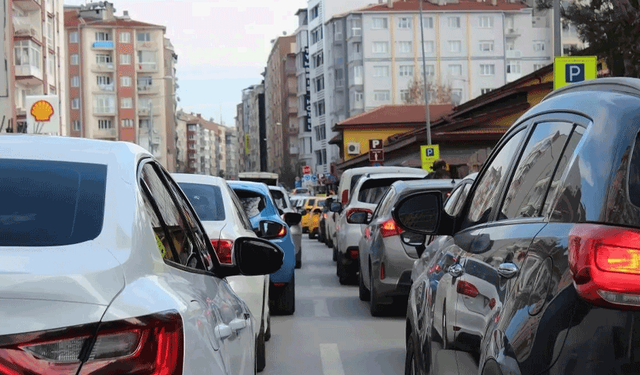 Eskişehir'de araç sayısı 410 bini aştı