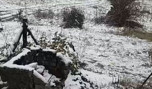Eskişehir'in ilçesinde kar yağışı etkili oldu