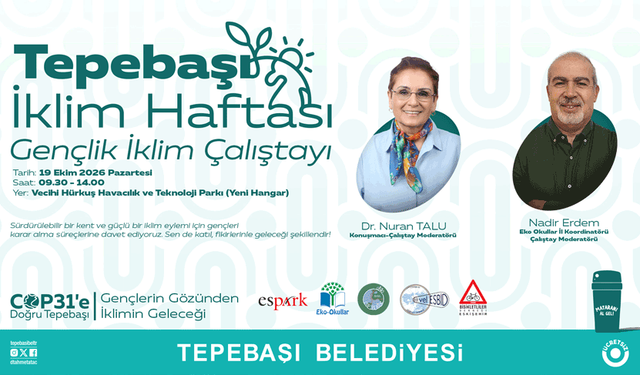 Gençler iklimin geleceği için Tepebaşı'nda buluşuyor