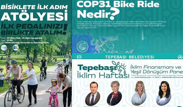Tepebaşı'nda gençler ve iş dünyası iklim için buluşuyor