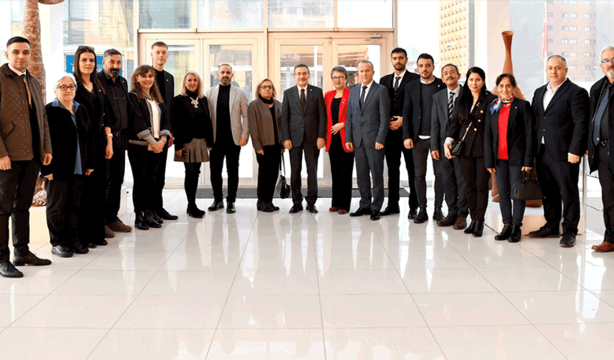 CHP Tepebaşı’ndan Ahmet Ataç’a ziyaret