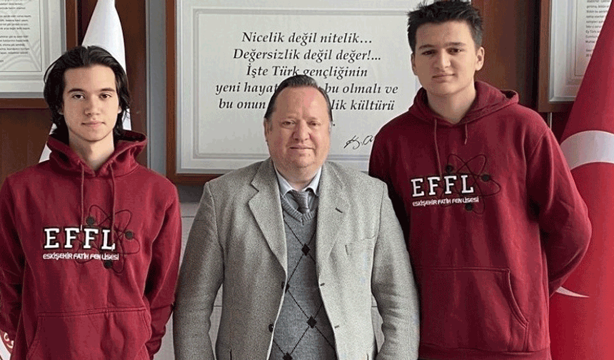 Eskişehir Fatih Fen Lisesi öğrencilerinden dünya birinciliği