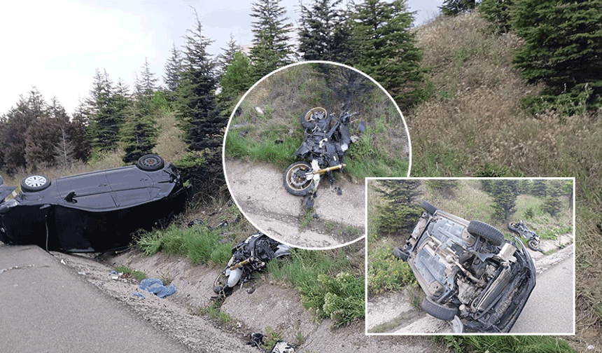 Eskişehir yolunda kaza! Metrelerce savrulan sürücü hayatını kaybetti