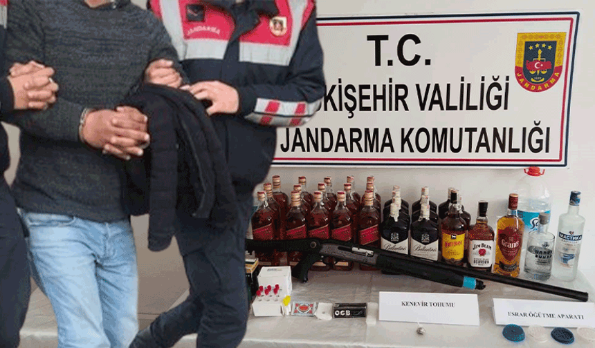 Eskişehir’de kaçak alkol ticaretine baskın