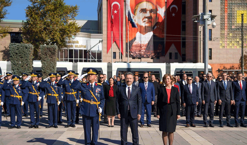 Eskişehir’de Cumhuriyetimizin 101. yılı kutlamaları başladı