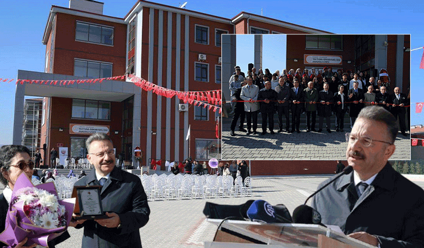 Eskişehir’de yeni Anadolu Lisesi törenle açıldı