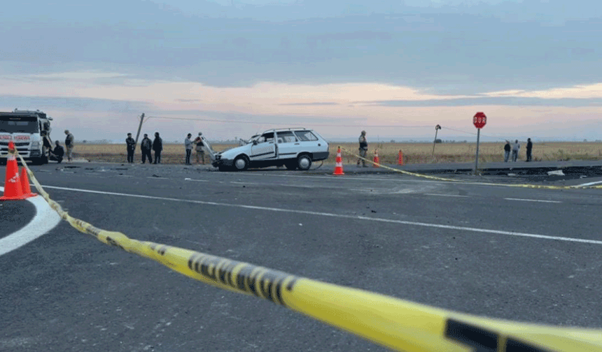 Urfa'da feci kaza: 3 yaralı 1 ölü