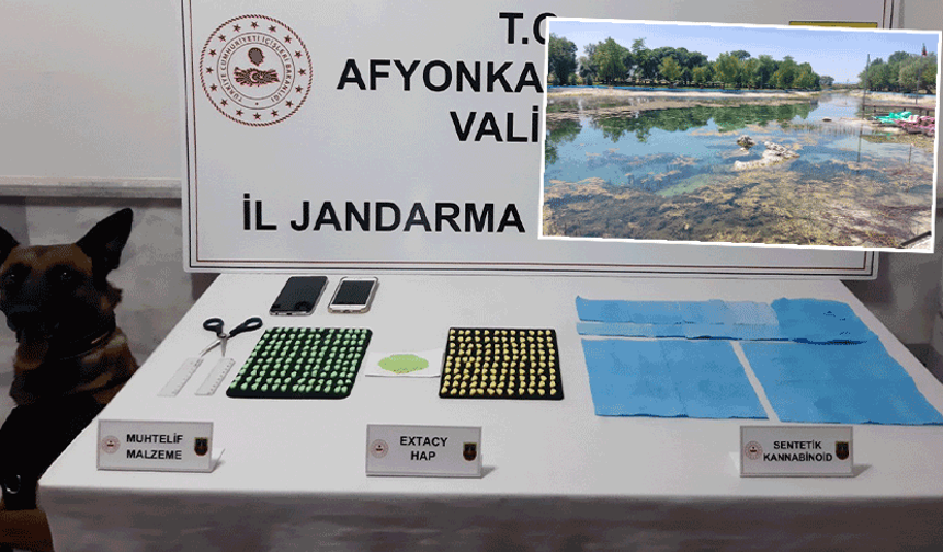 Afyon'da zehir taciri 2 şahıs zehirleri satamadan yakayı ele verdi