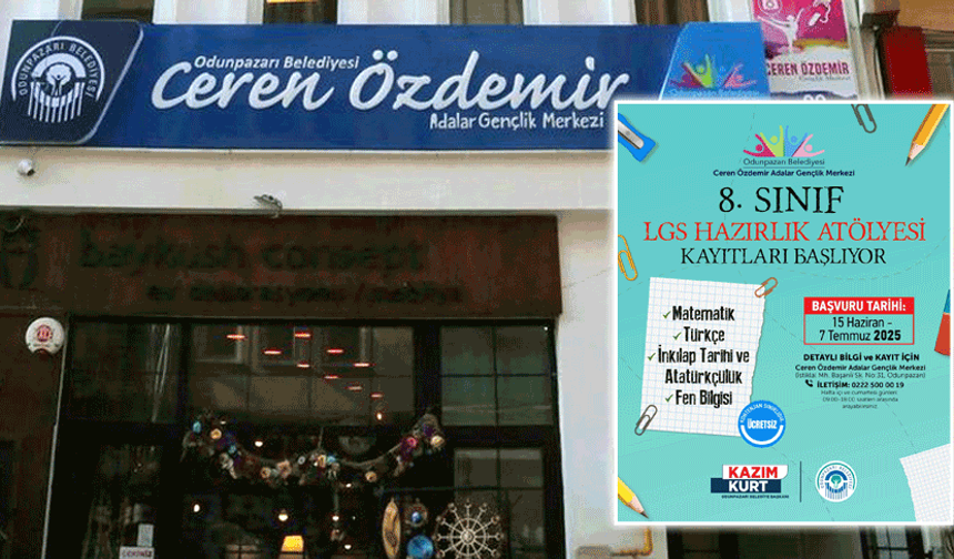 Odunpazarı Belediyesi’nden eğitime büyük destek: LGS hazırlık atölyesi açılıyor