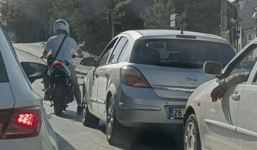 Eskişehir caddelerinde iki tekerlekli kabus!