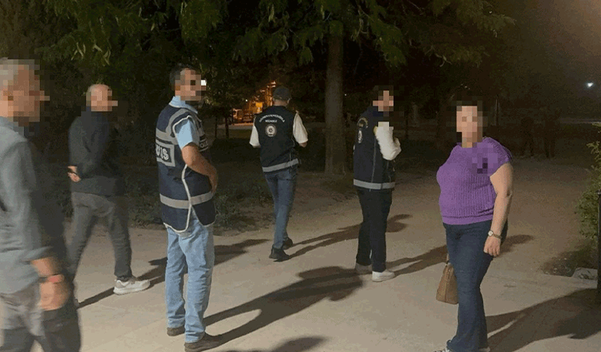 Eskişehir’de tüm parklarda geniş çaplı polis uygulaması