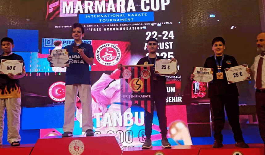Eskişehirli sporculardan Marmara Cup’ta büyük başarı