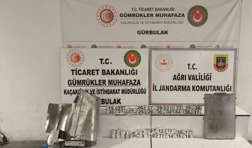 Ağrı’da tırın yakıt deposunda 11 kilo eroin ele geçirildi