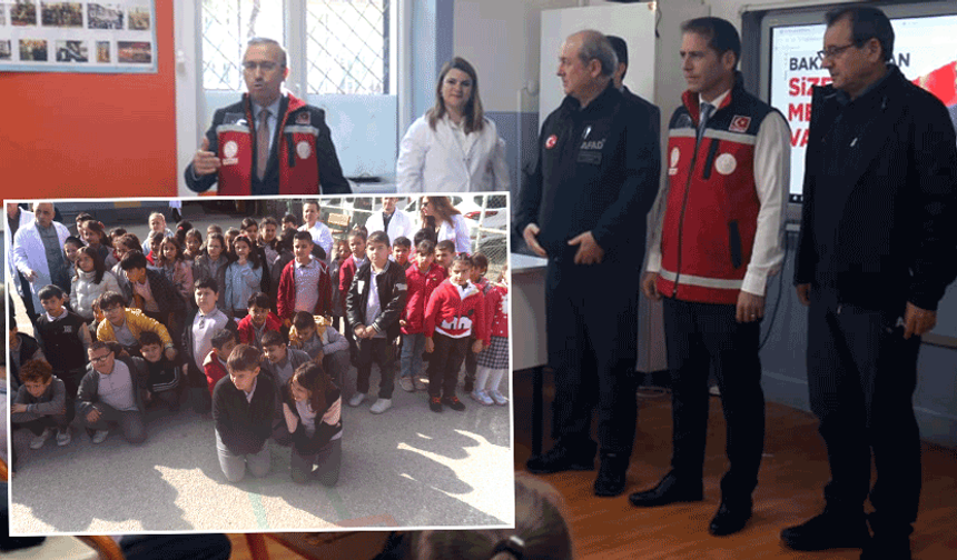 Eskişehir'de deprem anı canlandırıldı: Okulda gerçeği aratmayan tatbikat