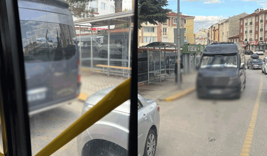 Eskişehir’de gelişigüzel park, trafiği felç etti