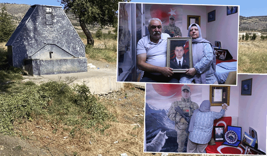 Eskişehir'de şehit adına yapılan çeşmeyi üçüncü defa tahrip ettiler
