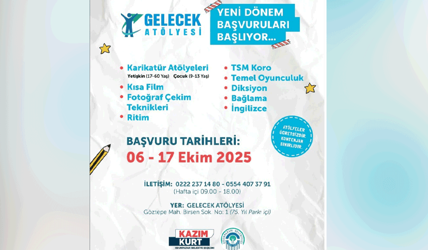 Odunpazarı Belediyesi’nden ücretsiz sanat atölyeleri