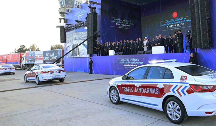 Bilecik’te emniyet ve jandarmaya 67 yeni araç