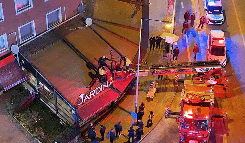 Eskişehir’de 8 katlı apartta tehlikeli düşüş