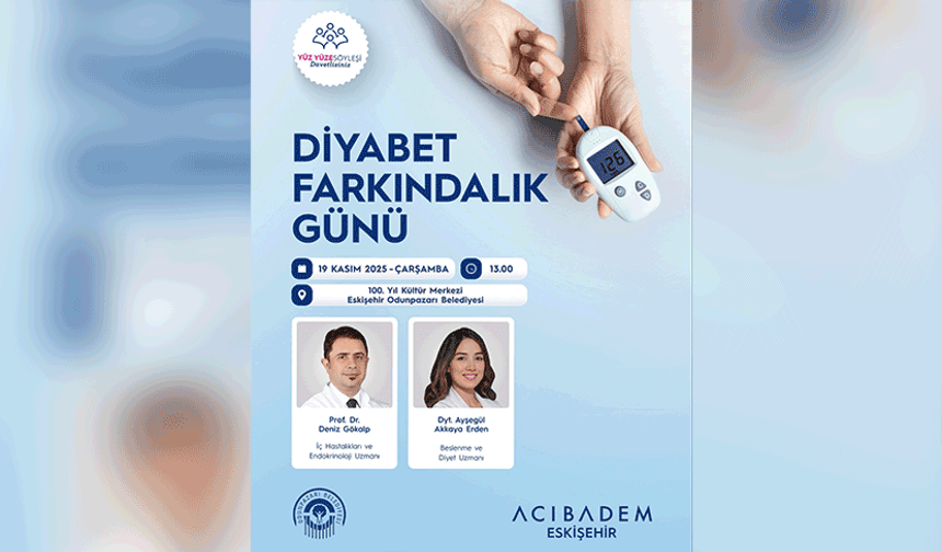 Eskişehir’de Diyabet Farkındalık Günü etkinliği gerçekleşecek