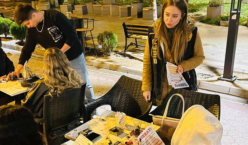 SİBERAY ekibi Kütahya’da dijital güvenlik için sahada